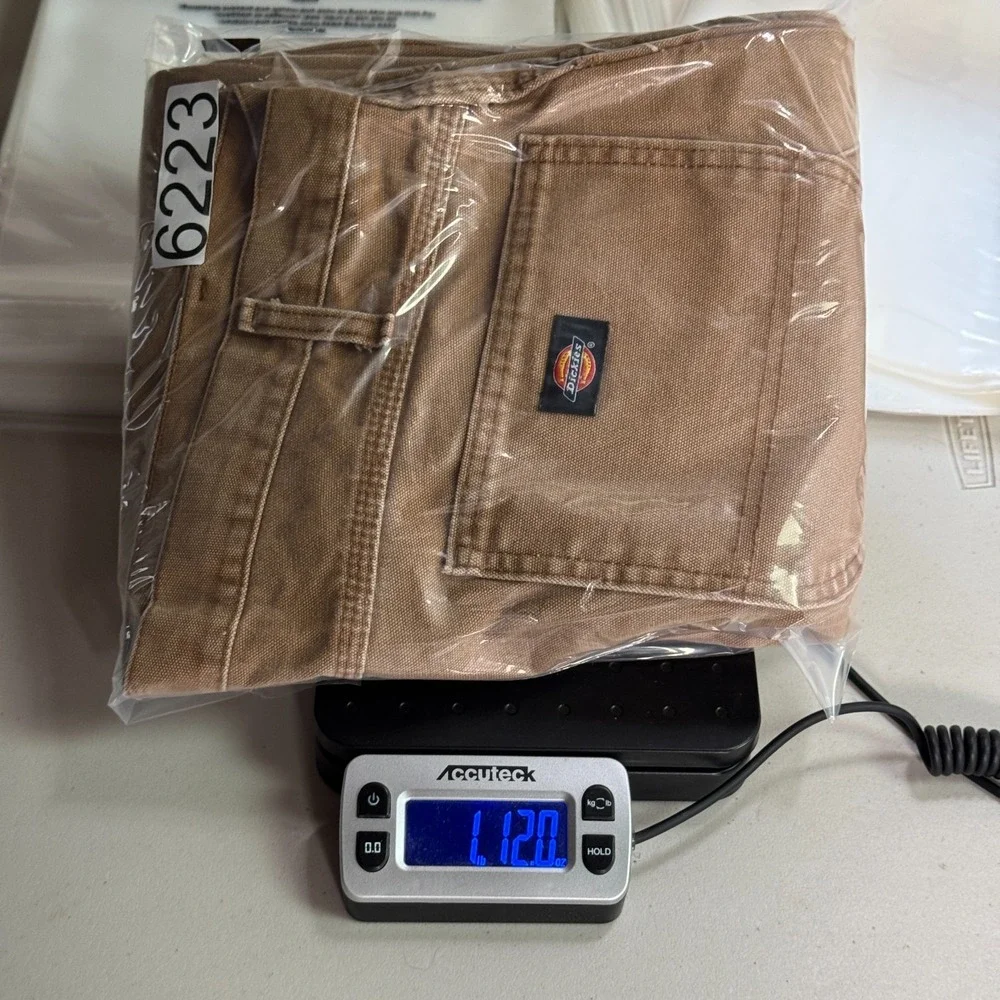 Vintage Dickies Canvas Carpenter Pants Mens 40x30 Brown Classic‎ Workwear Y2K